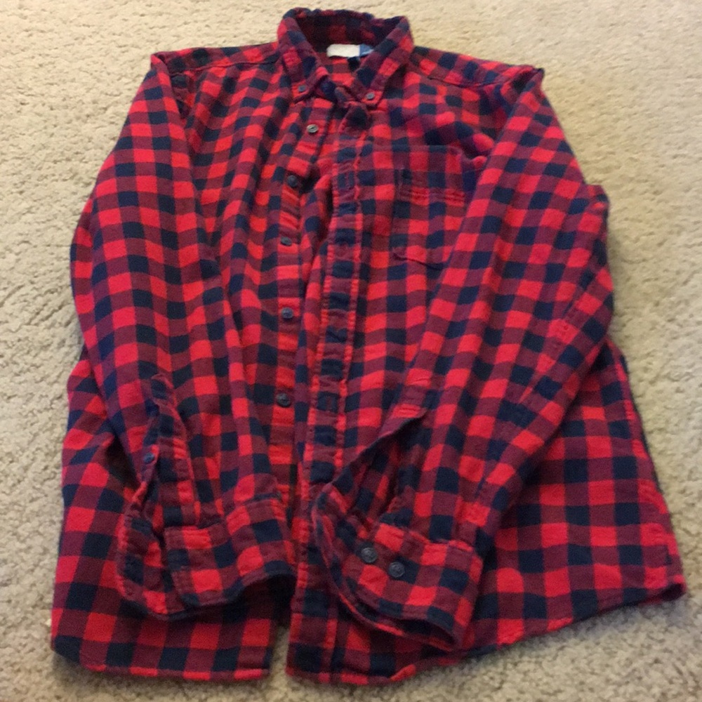 14th and union, classic red flannel